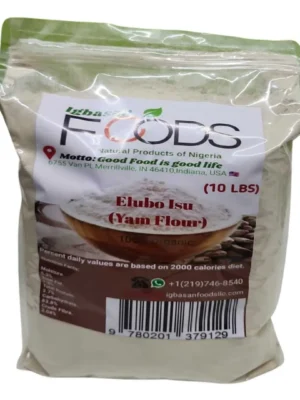 IGBASAN FOODS YAM FLOUR(Elubo Isu) 10LBS
