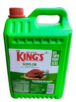 DEVON KING’S SOYA BEAN COOKING OIL 5 LITRE X 3