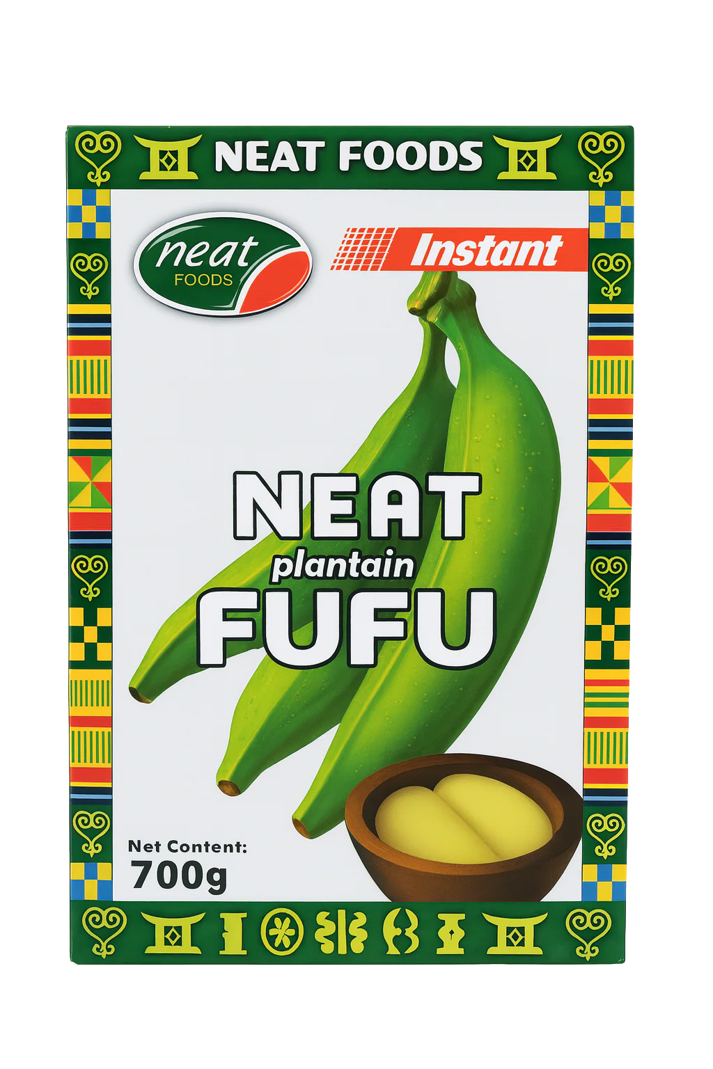 NEAT PLANTAIN FUFU FLOUR 24OZ X 24