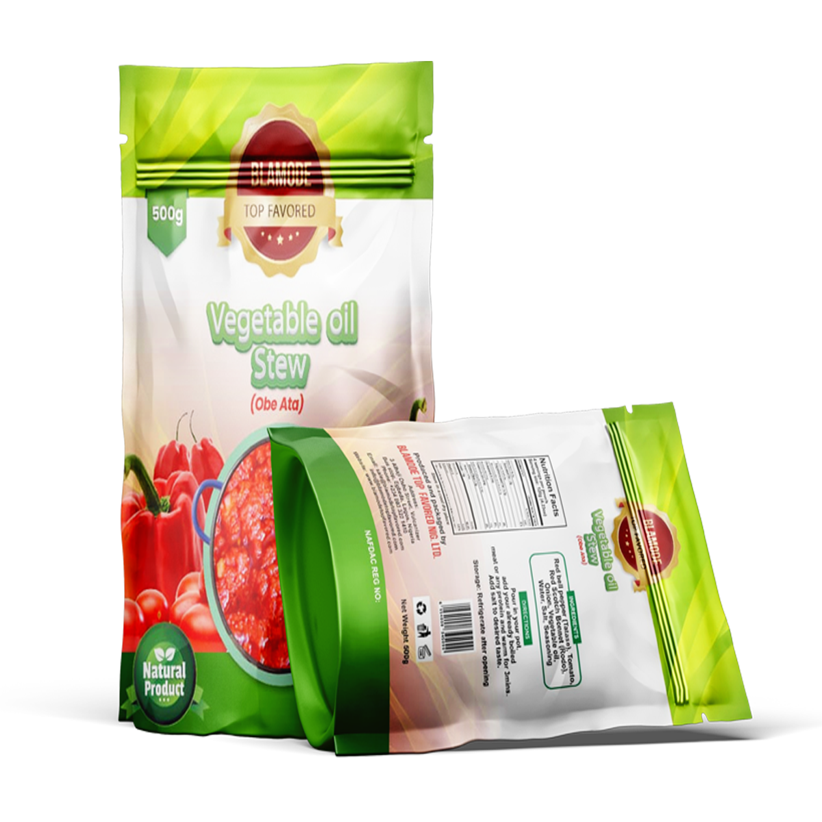 STEW VEGETABLE OIL 500G X 20