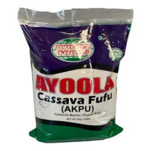 AYOOLA CASSAVA FUFU FLOUR 4LBS X 10
