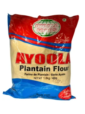 AYOOLA PLANTAIN FLOUR 4LBS X 10